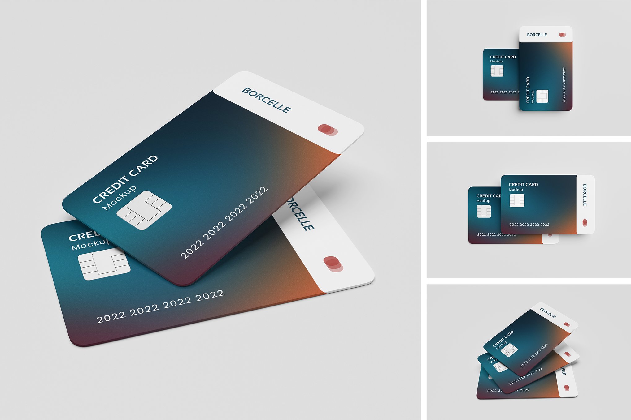 商务信用卡展示样机 Credit Card Mockup