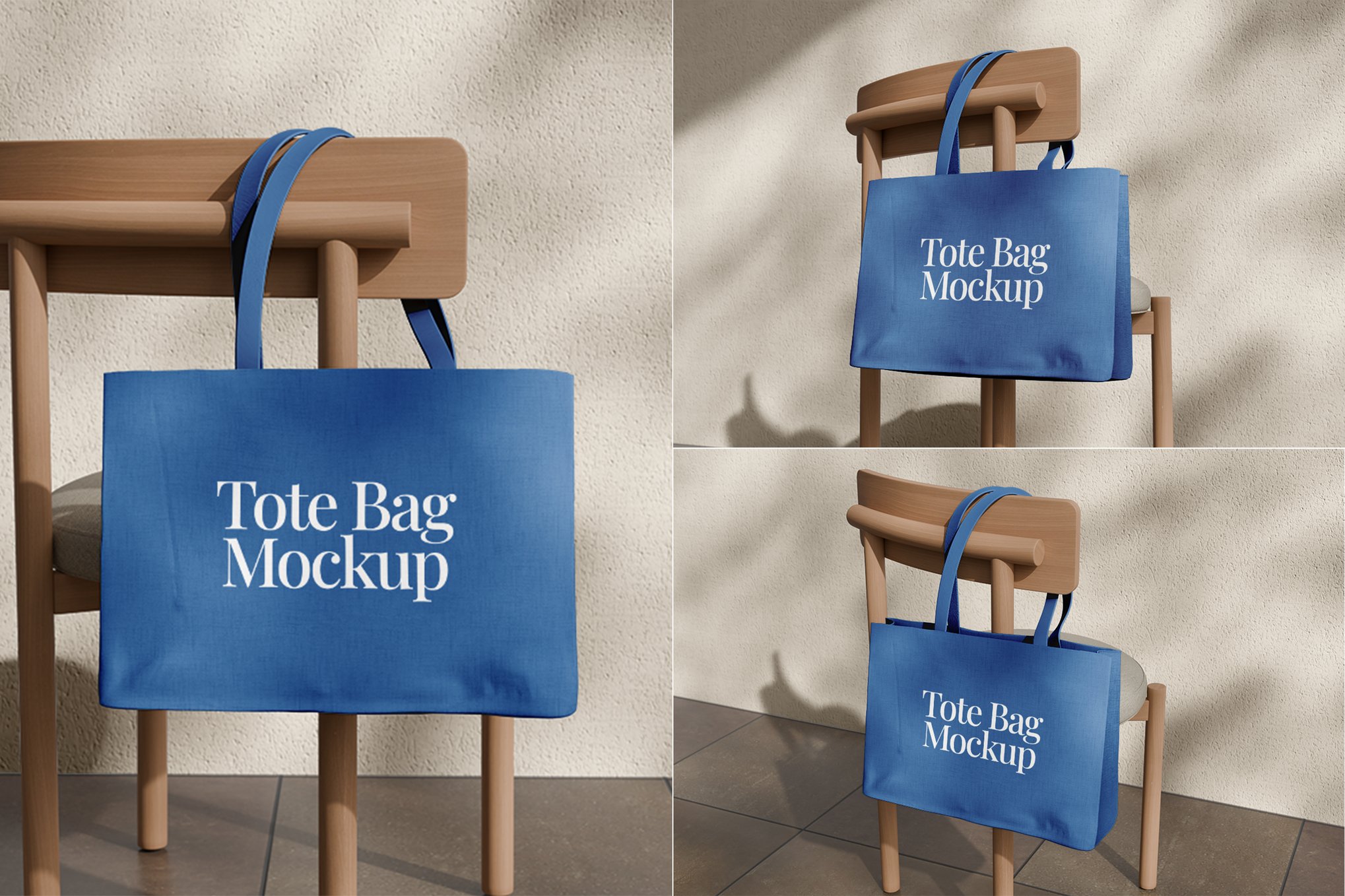手提帆布袋设计样机 Tote Bag Mockup