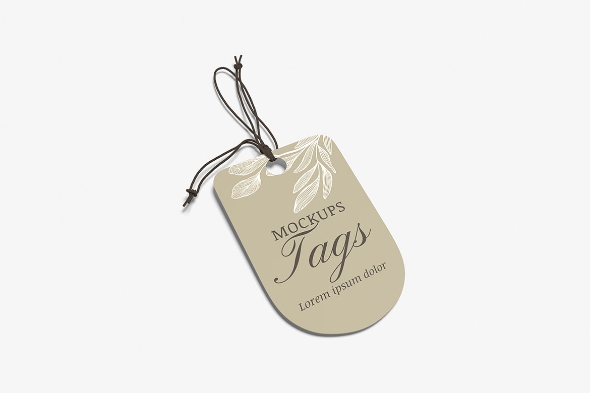标签挂牌设计样机 Label Tag Mockup