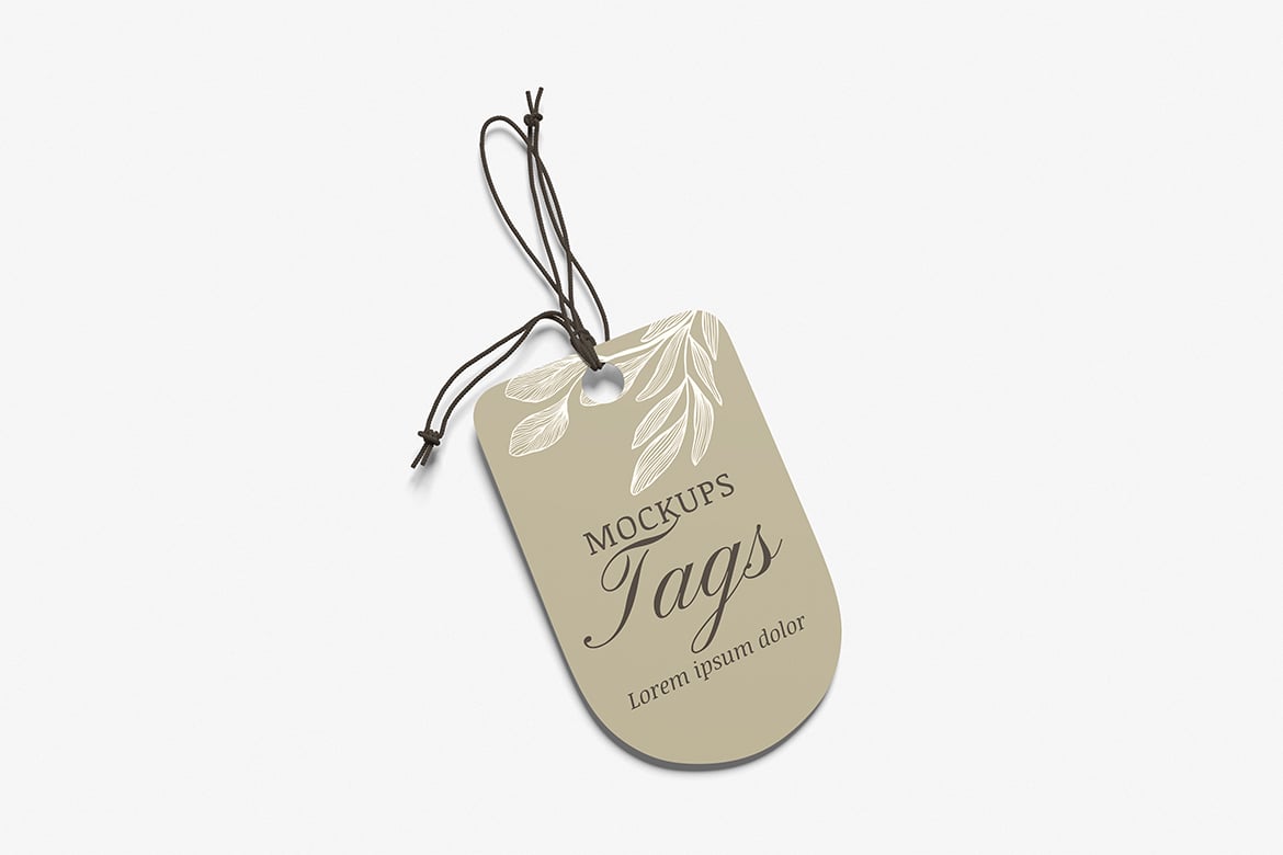 标签挂牌设计样机 Label Tag Mockup