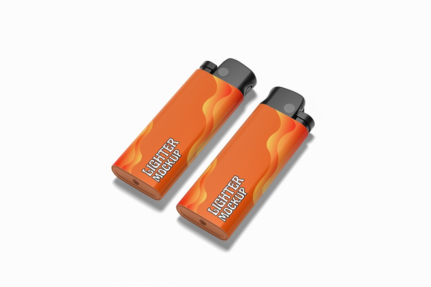 打火机设计展示样机 Lighter Mockup