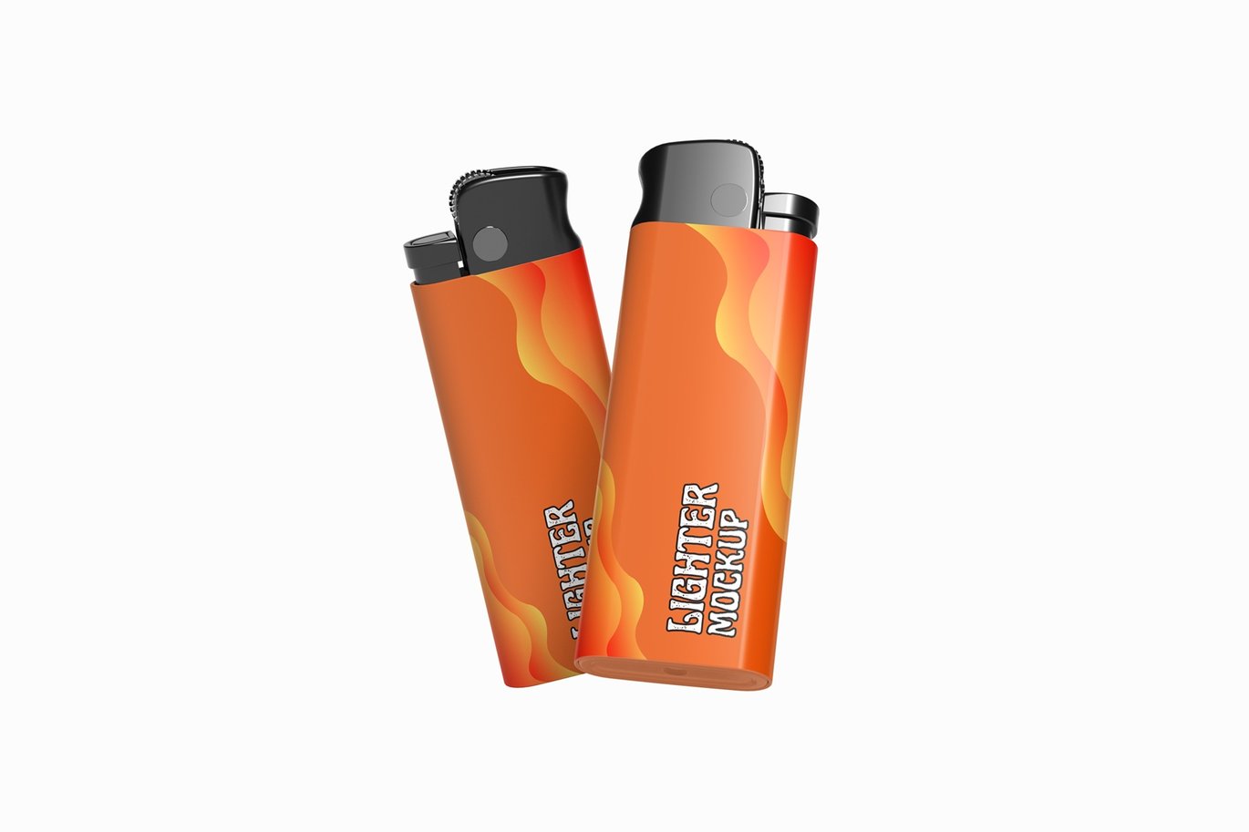 打火机设计展示样机 Lighter Mockup