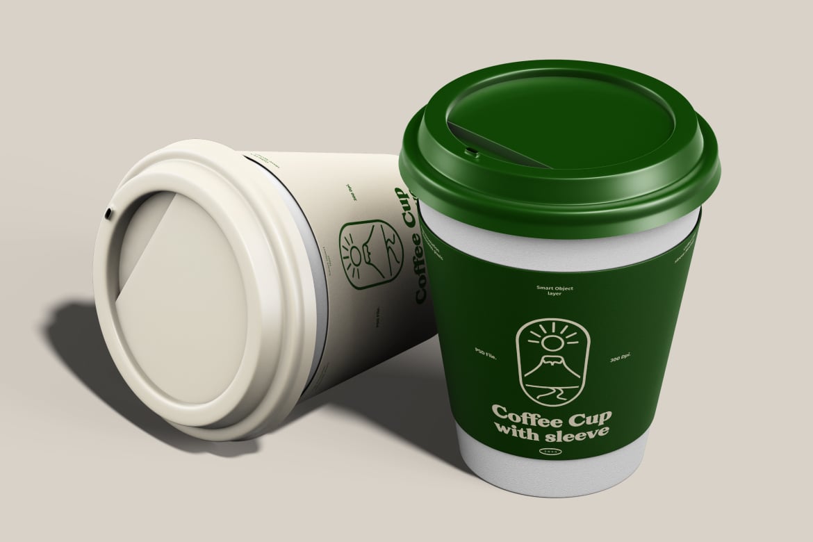 %title插图%num 饮料咖啡杯设计样机 Coffee Cup Mockup