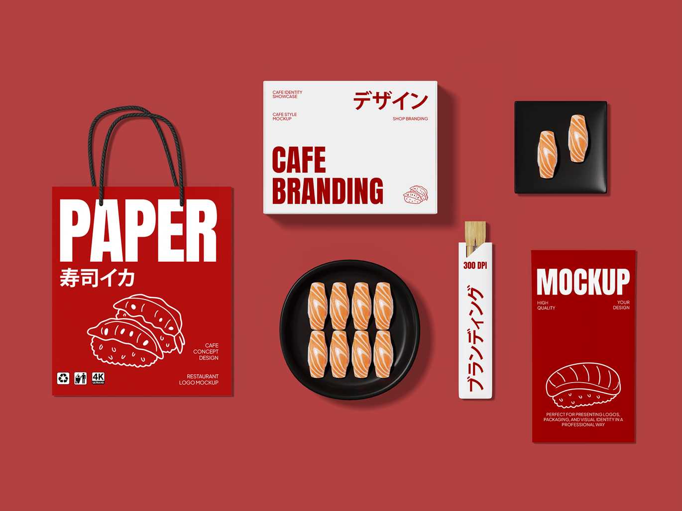 咖啡厅品牌应用场景样机 Cafe Branding Mockup