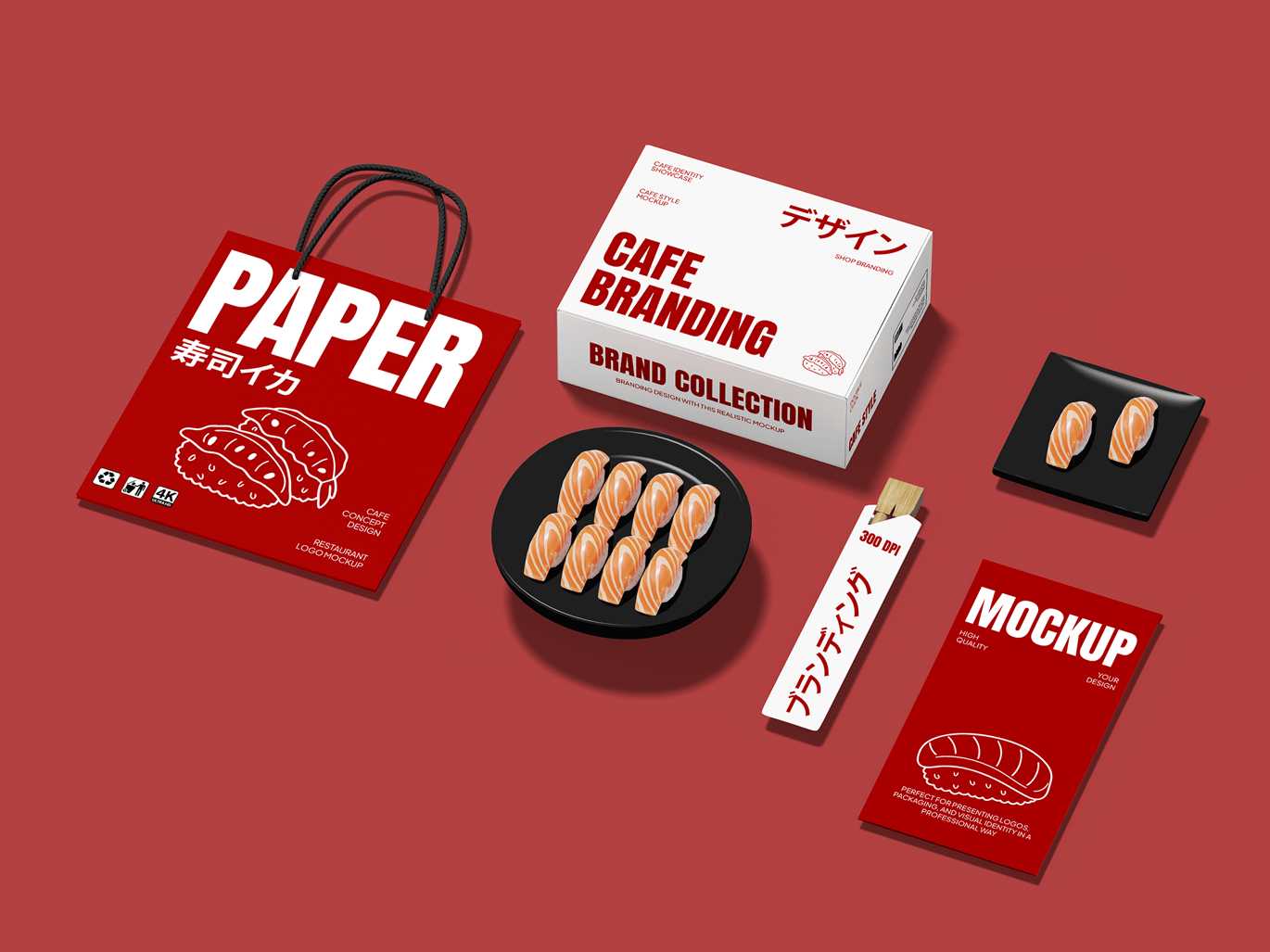 咖啡厅品牌应用场景样机 Cafe Branding Mockup