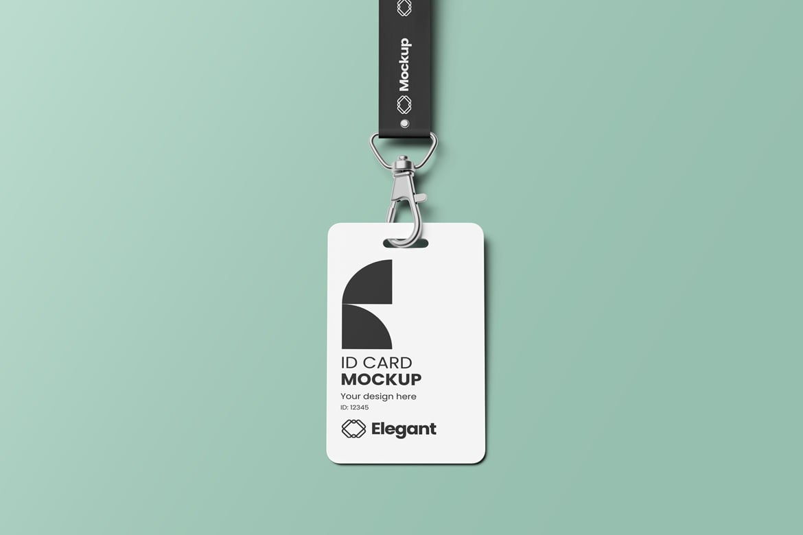 身份卡片设计样机 ID Card Mockup