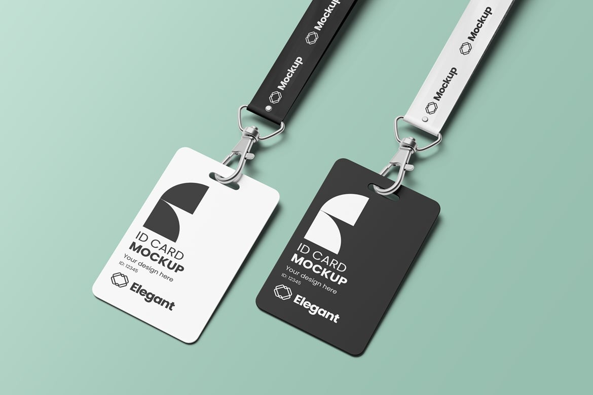 身份卡片设计样机 ID Card Mockup