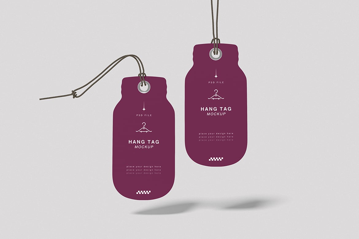商品服装吊牌展示样机 Hang Tag Mockup