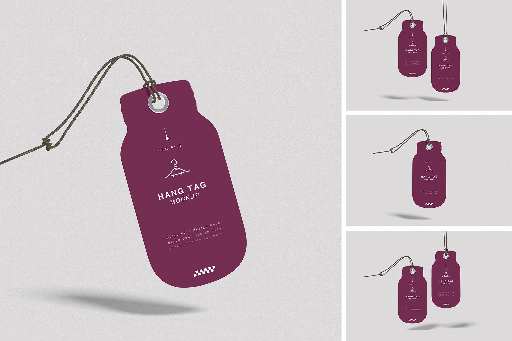 商品服装吊牌展示样机 Hang Tag Mockup