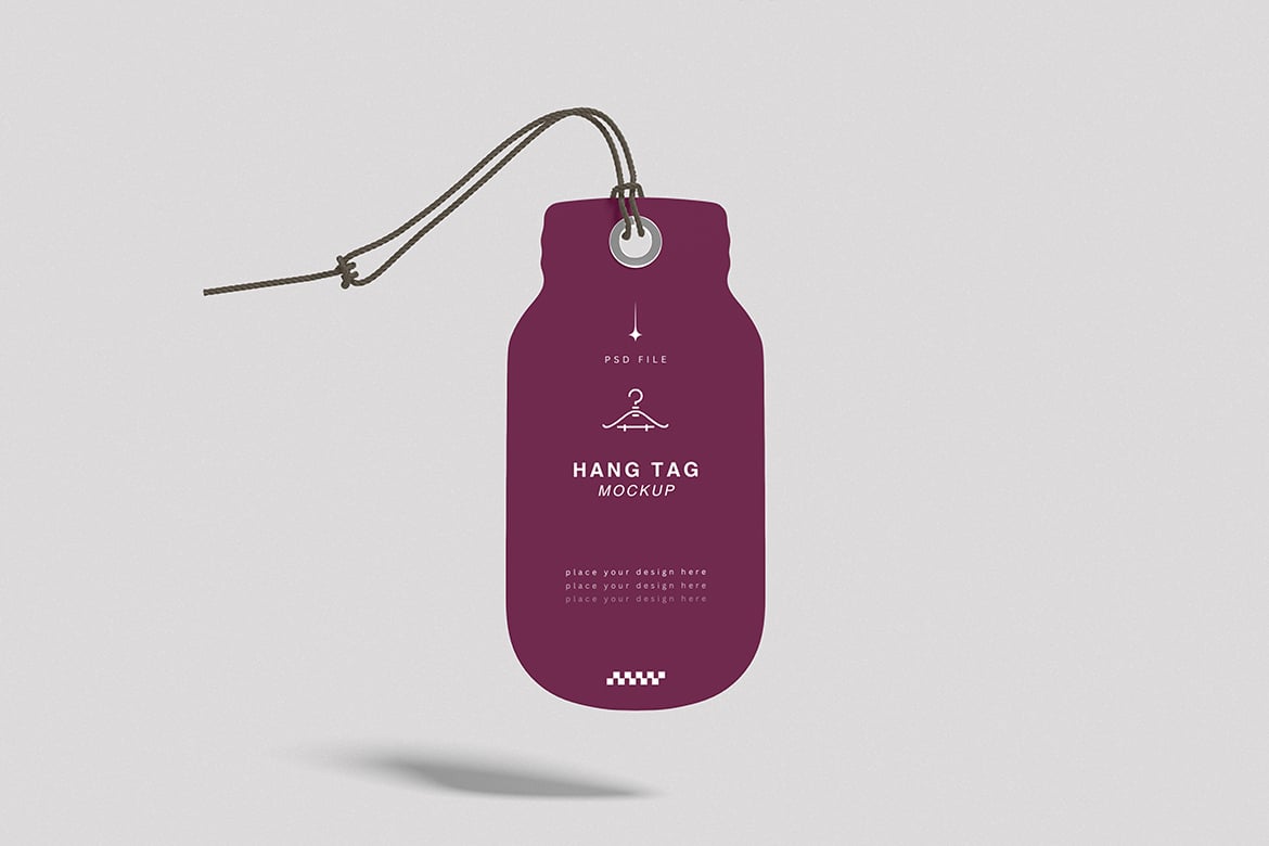 商品服装吊牌展示样机 Hang Tag Mockup