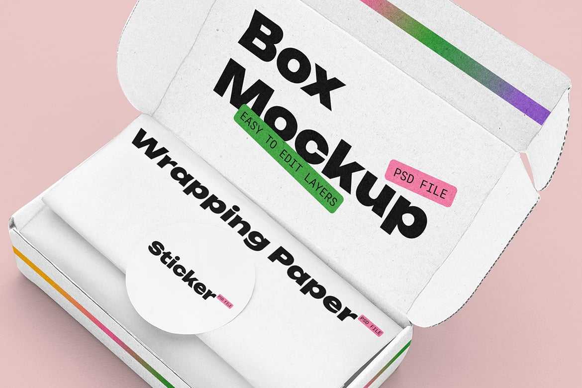 包装纸品牌应用场景样机集 Branding Mockup Collection