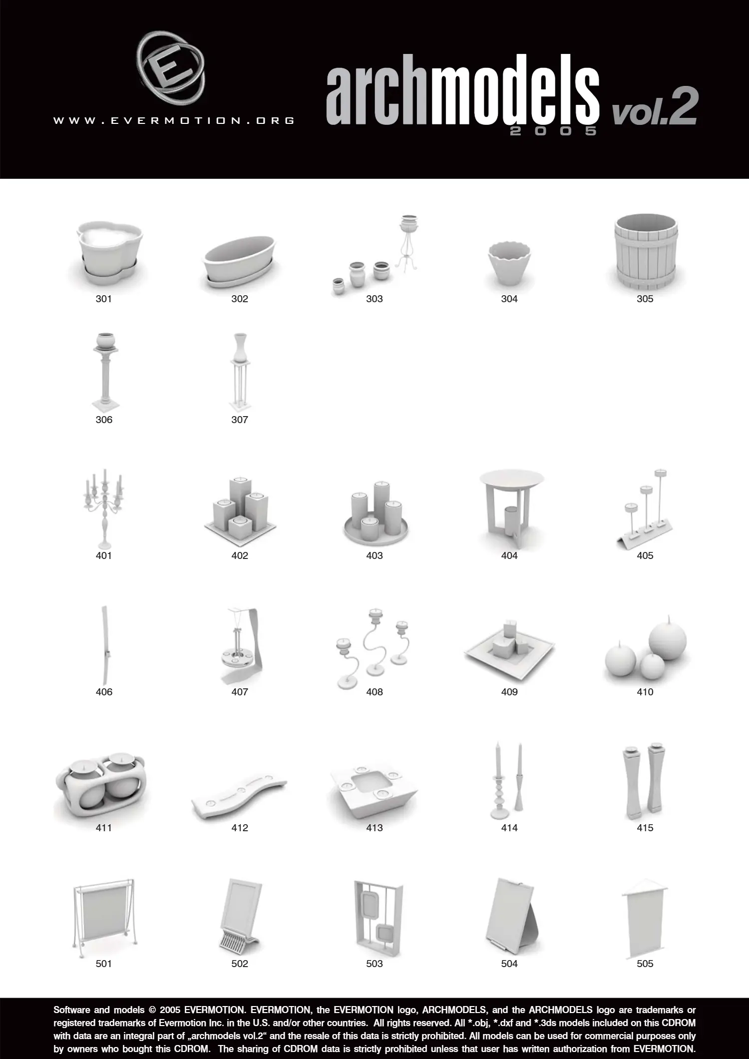 Evermotion Archmodels Vol 02[家居装饰品]