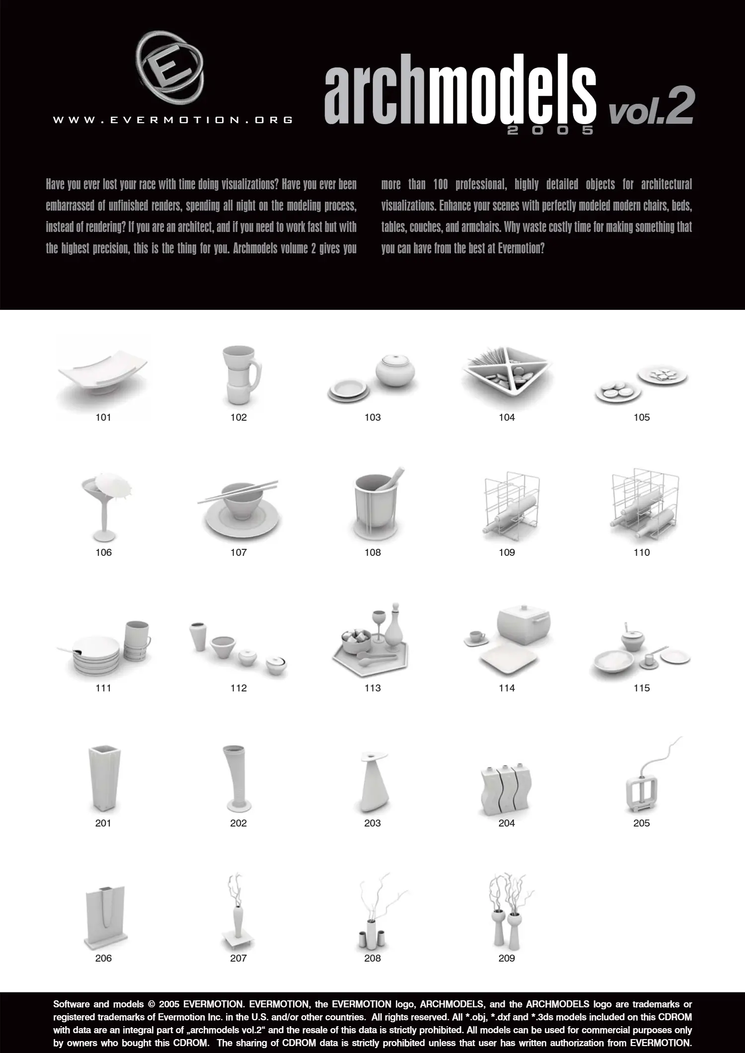 Evermotion Archmodels Vol 02[家居装饰品]