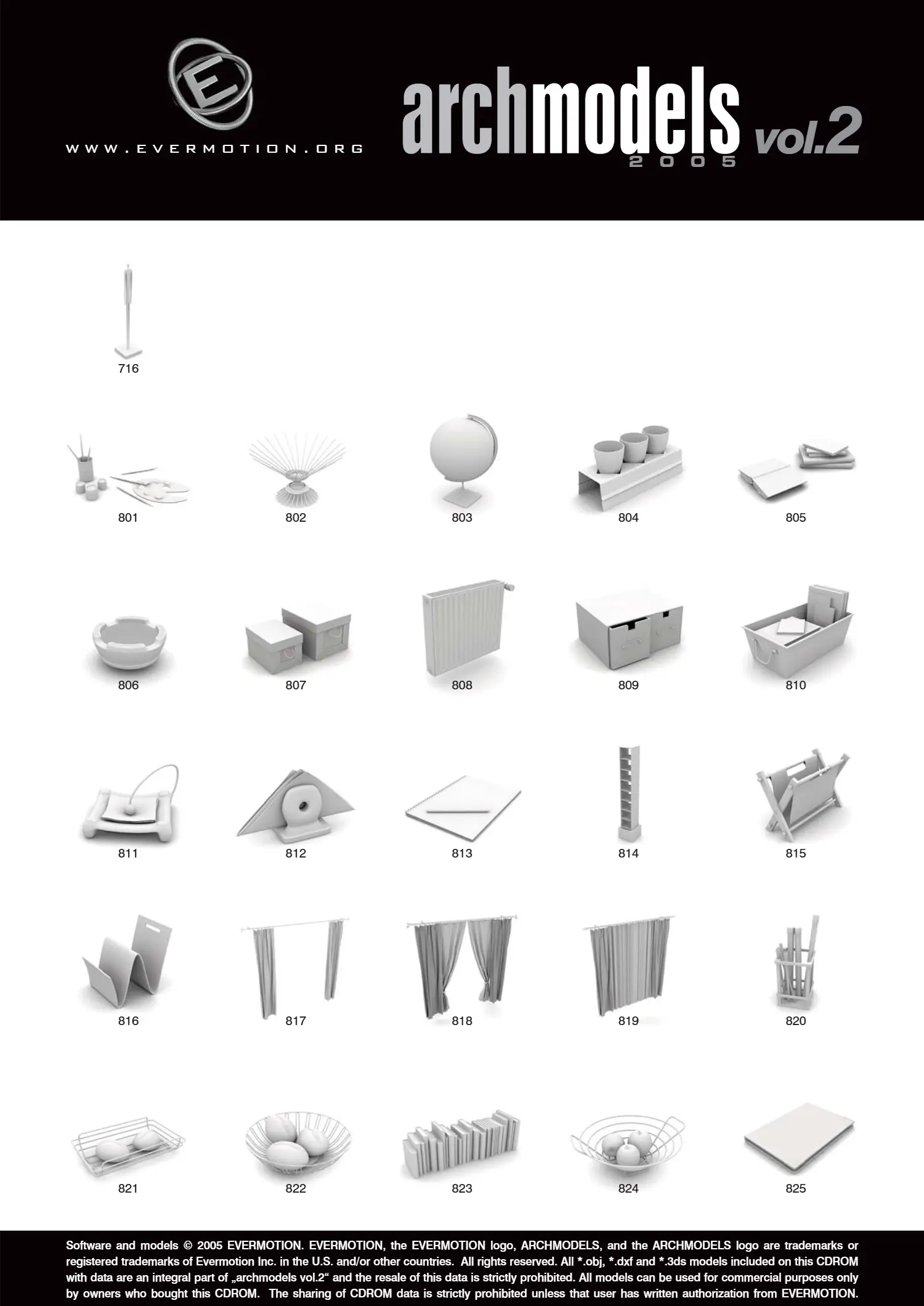 Evermotion Archmodels Vol 02[家居装饰品]