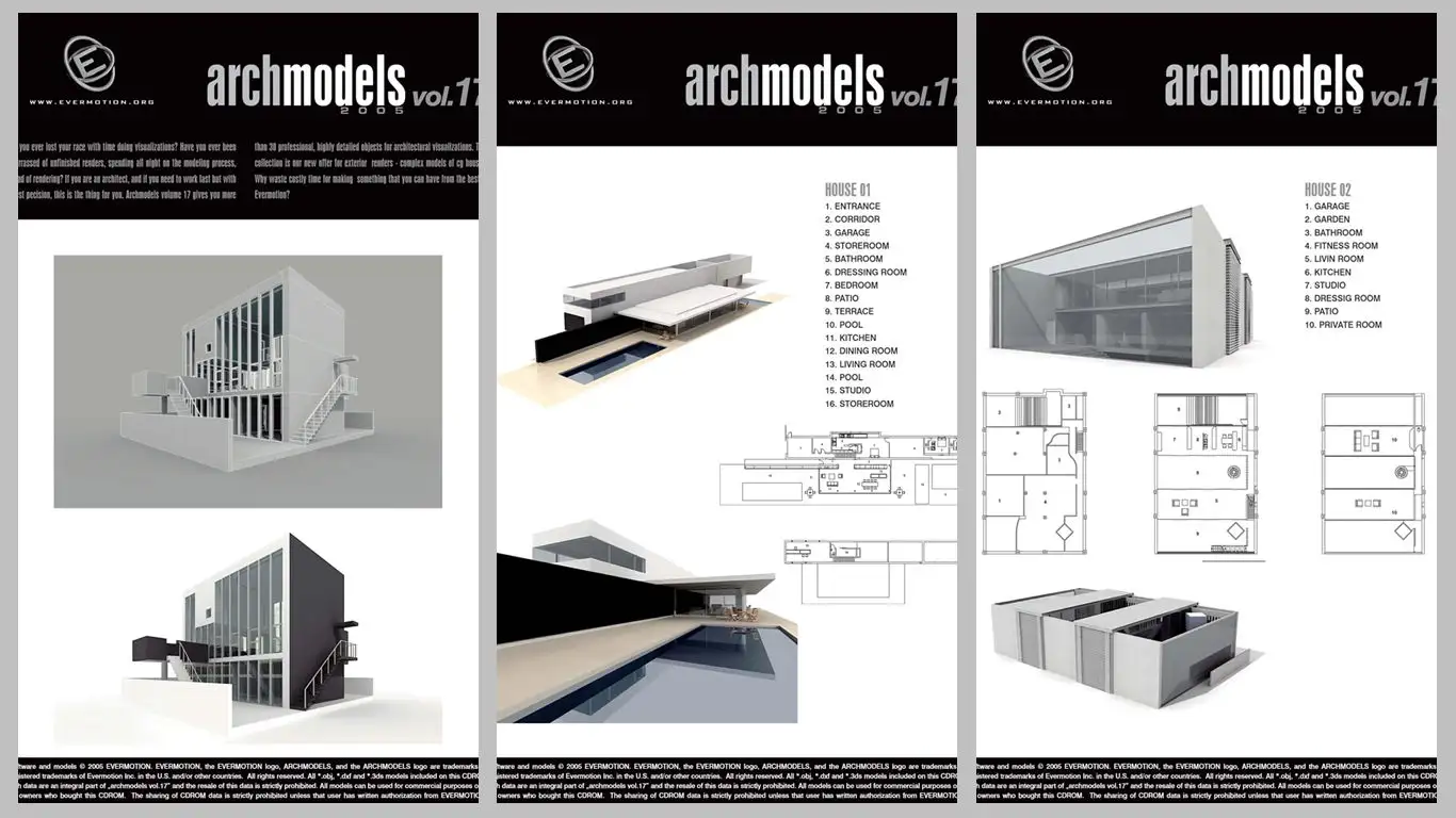 Evermotion Archmodels Vol 17