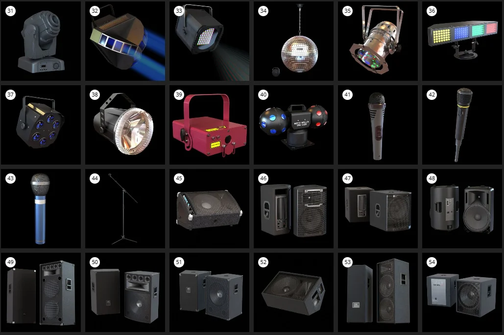 Evermotion - Archmodels.vol 104 夜总会设备 3D 模型