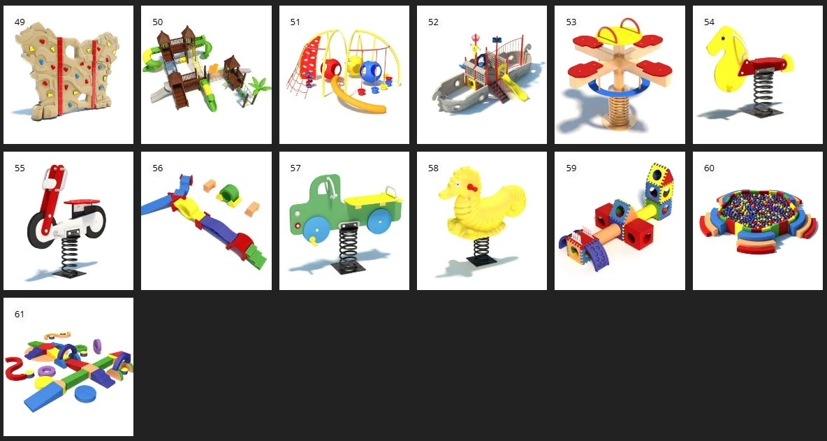 %title插图%num Evermotion Archmodels Vol 94 水上乐园和娱乐设备 3D 模型