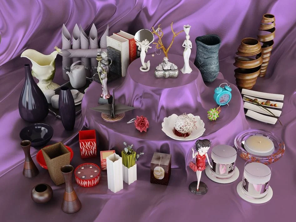 Evermotion – Archmodel.111 家用小玩意 3D 模型