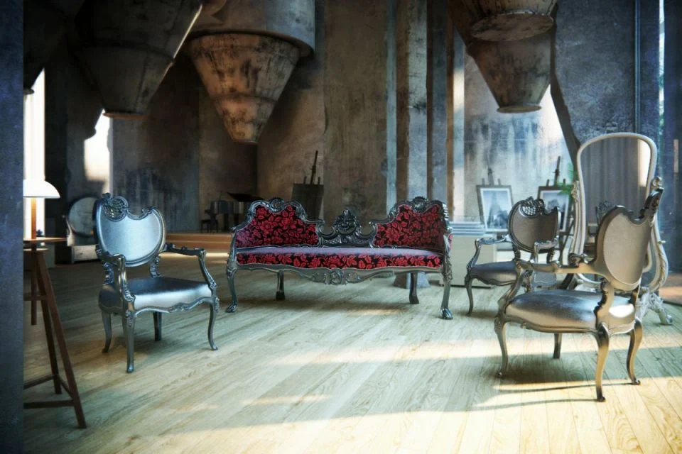 Evermotion – Archmodel.122 古董家具 3D 模型