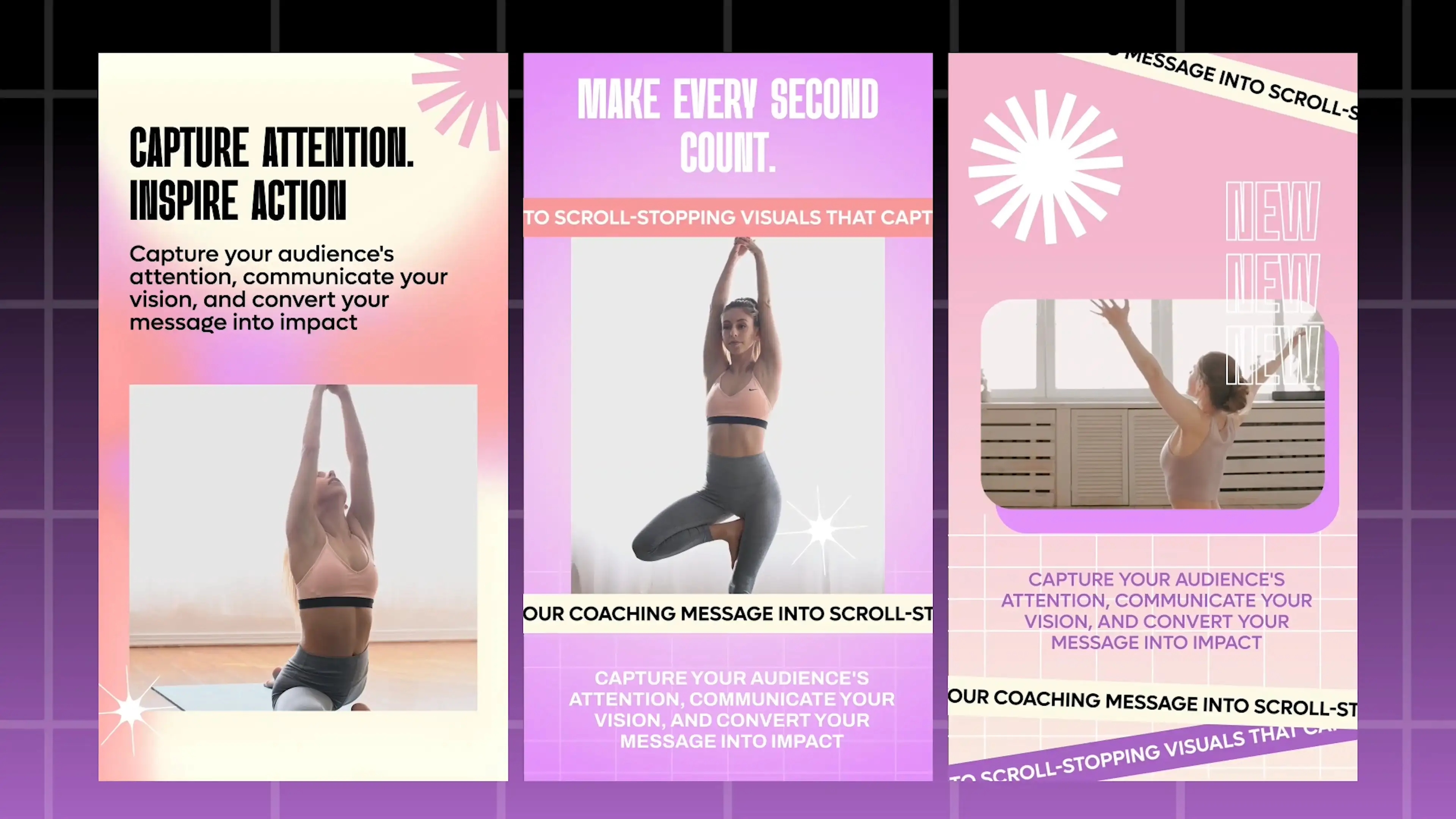 动态教练宣传片视频AE模板 Eye-Catching Coaches Reels