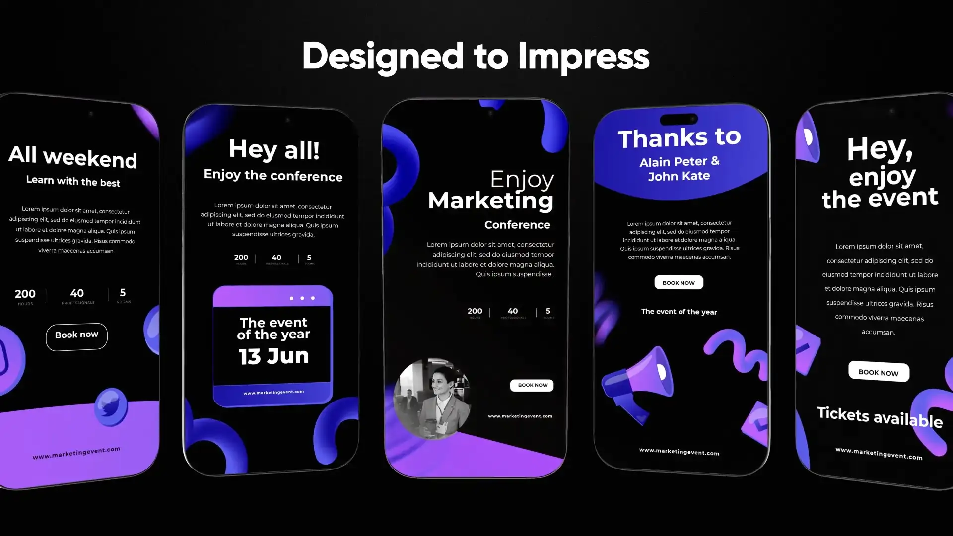 手机App宣传推广动画视频AE模板 App Promo Phone