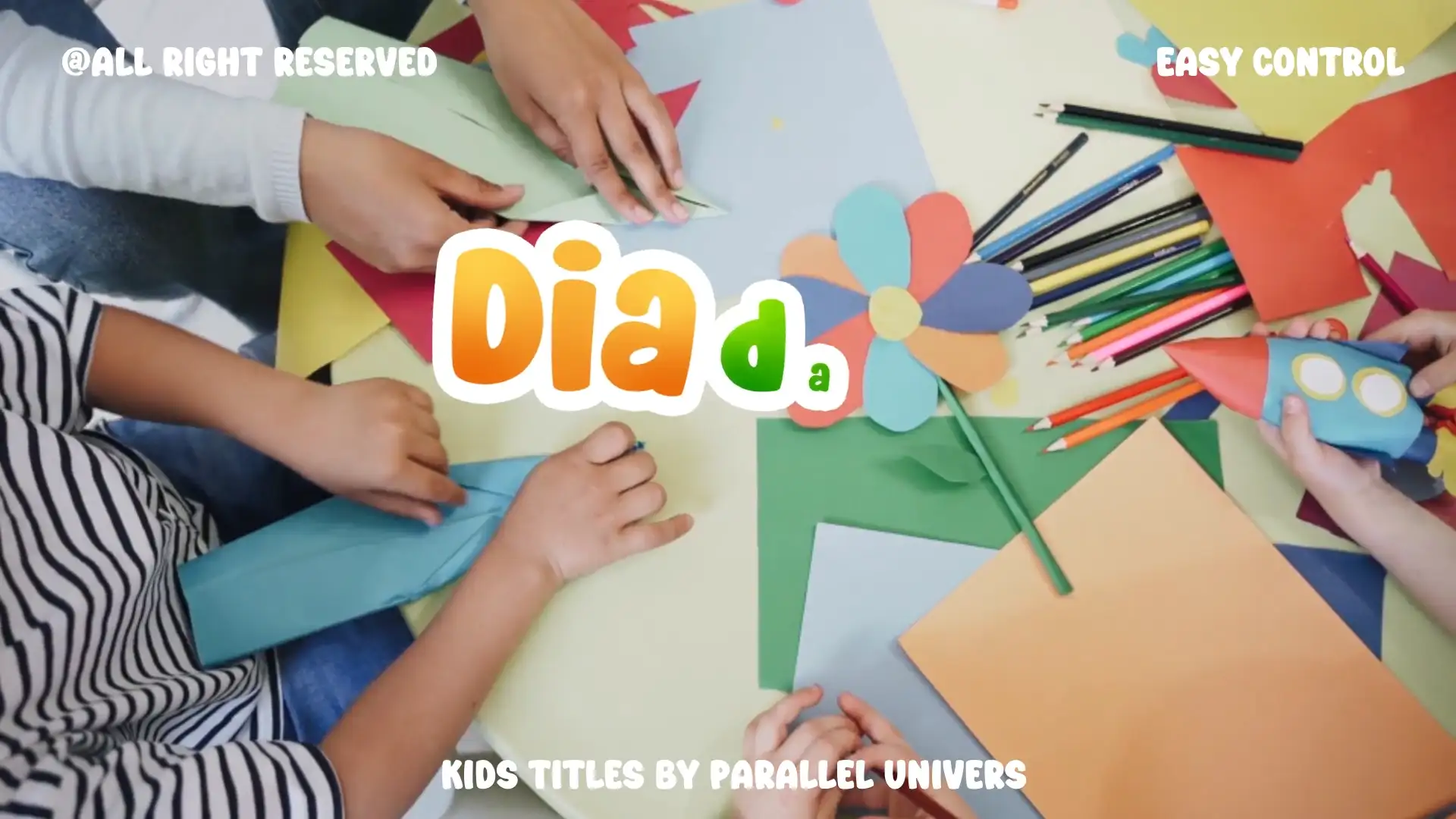 卡通儿童标题动画AE模板 Kids Titles