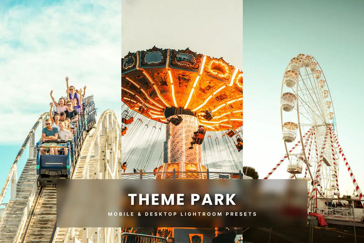 主题公园游玩照片调色Lightroom预设 Theme Park Lightroom Presets