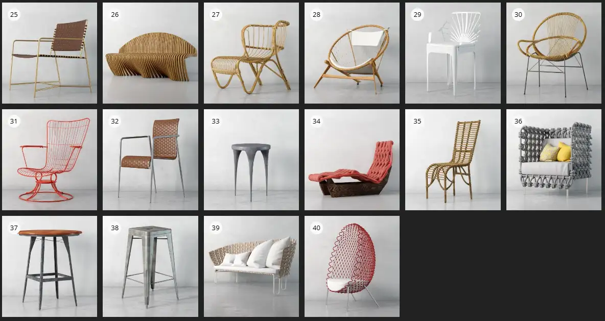 %title插图%num Evermotion – Archmodel.135 户外坐式家具 3D 模型