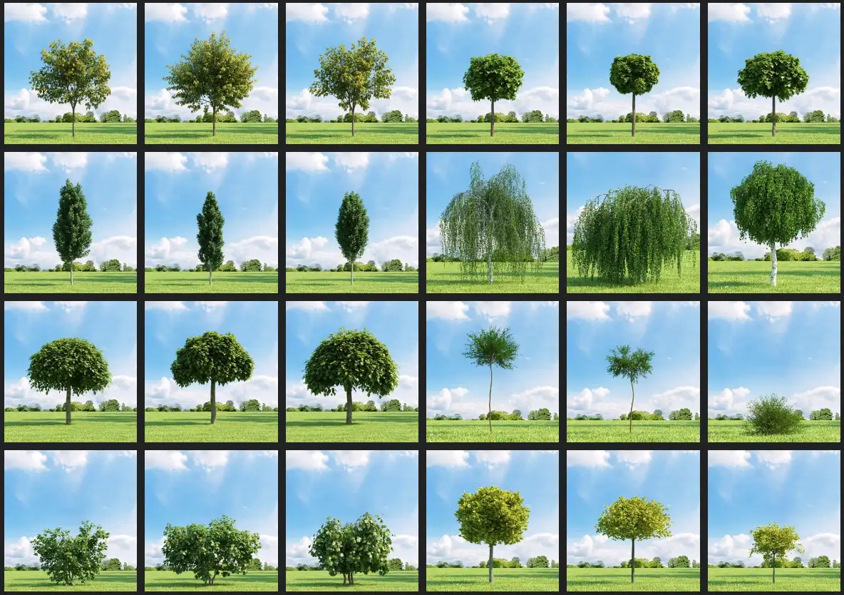 Evermotion – Archmodel.136 树木 3D 模型