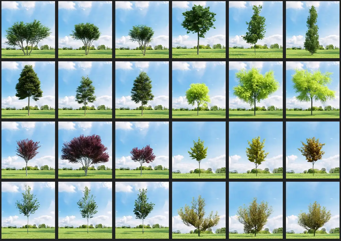 Evermotion – Archmodel.136 树木 3D 模型