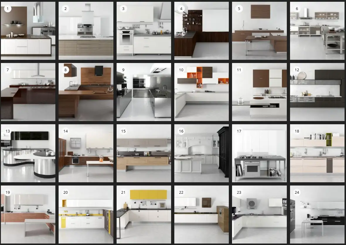 Evermotion – Archmodel.137 厨房岛台 3D 模型