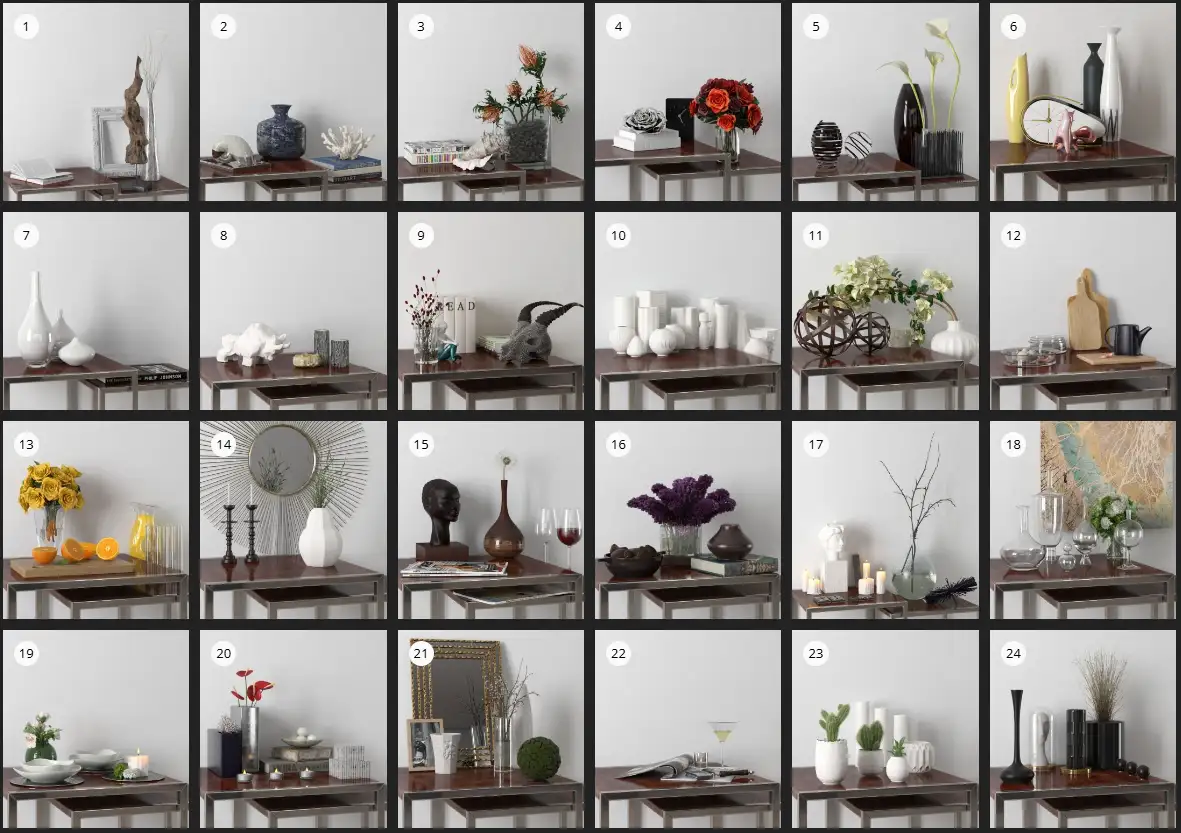 Evermotion – Archmodel.139 客厅道具 3D 模型