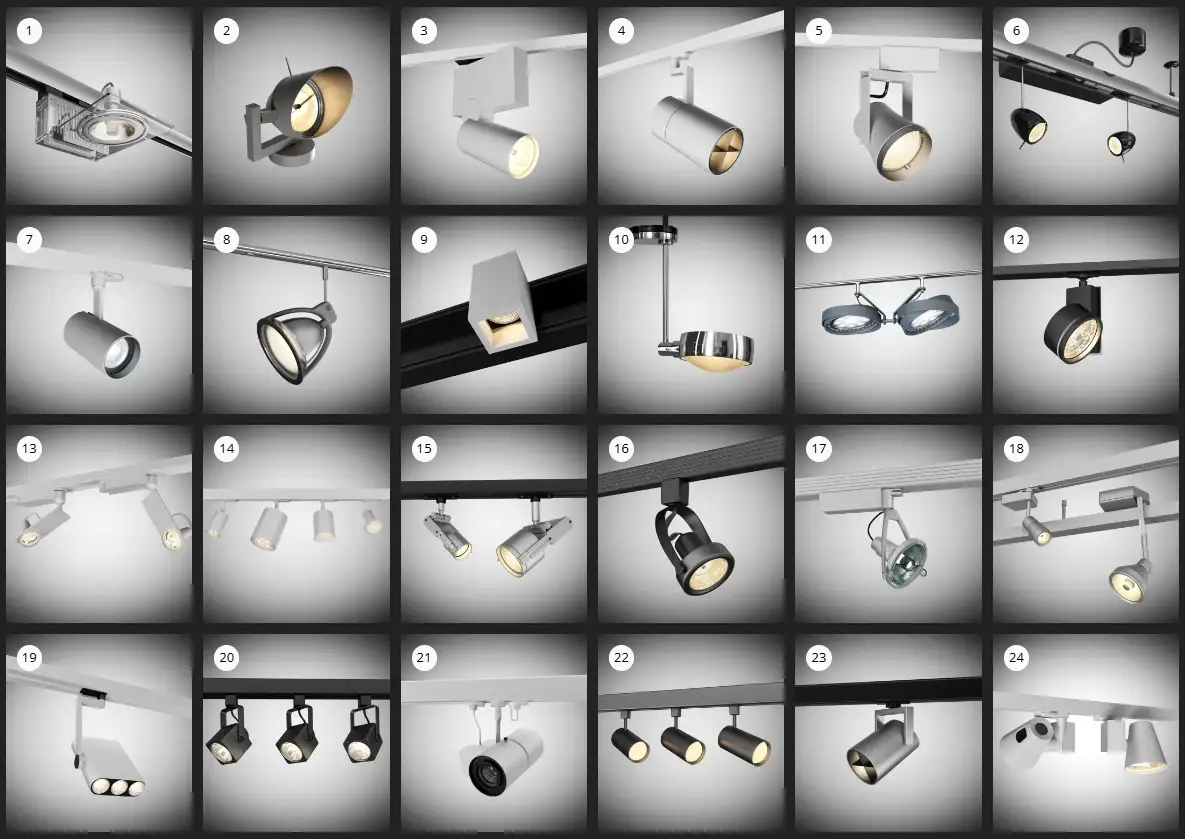 Evermotion – Archmodel.140 灯具 3D 模型