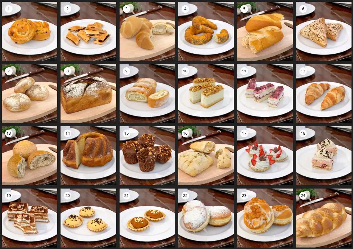 Evermotion – Archmodel.151 食品 3D 模型