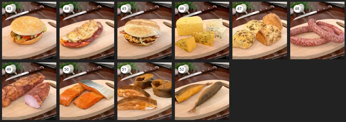 %title插图%num Evermotion – Archmodel.151 食品 3D 模型