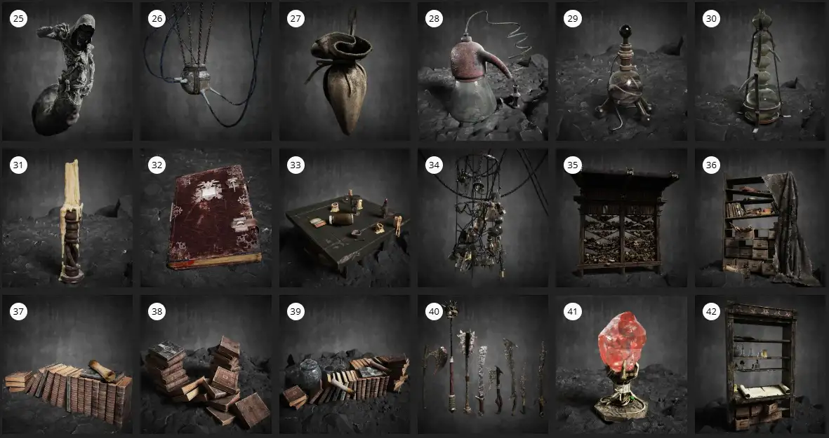 Evermotion – Archmodel.153 奇幻 3D 模型