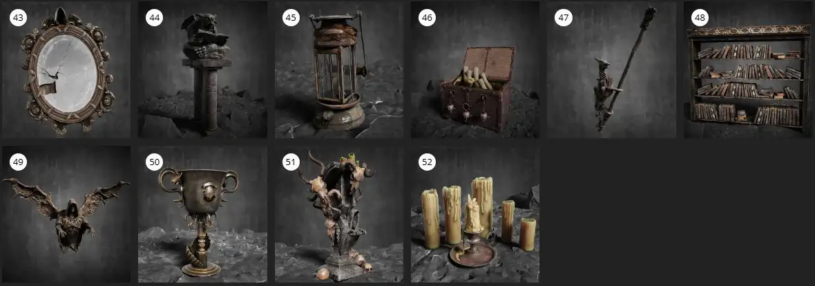 Evermotion – Archmodel.153 奇幻 3D 模型