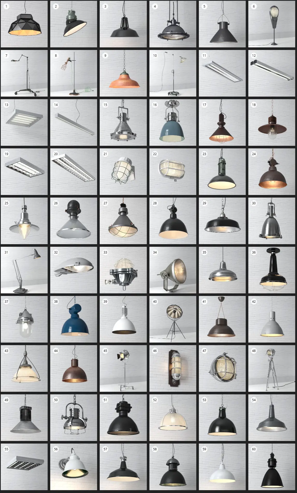 %title插图%num Evermotion – Archmodel.158 室内灯光 3D 模型