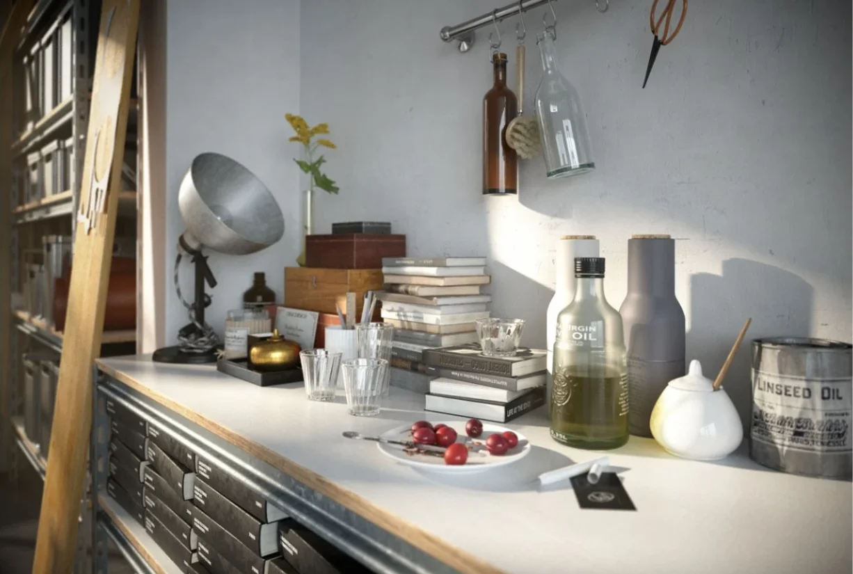 Evermotion – Archmodel.160 室内道具和小玩意 3D 模型