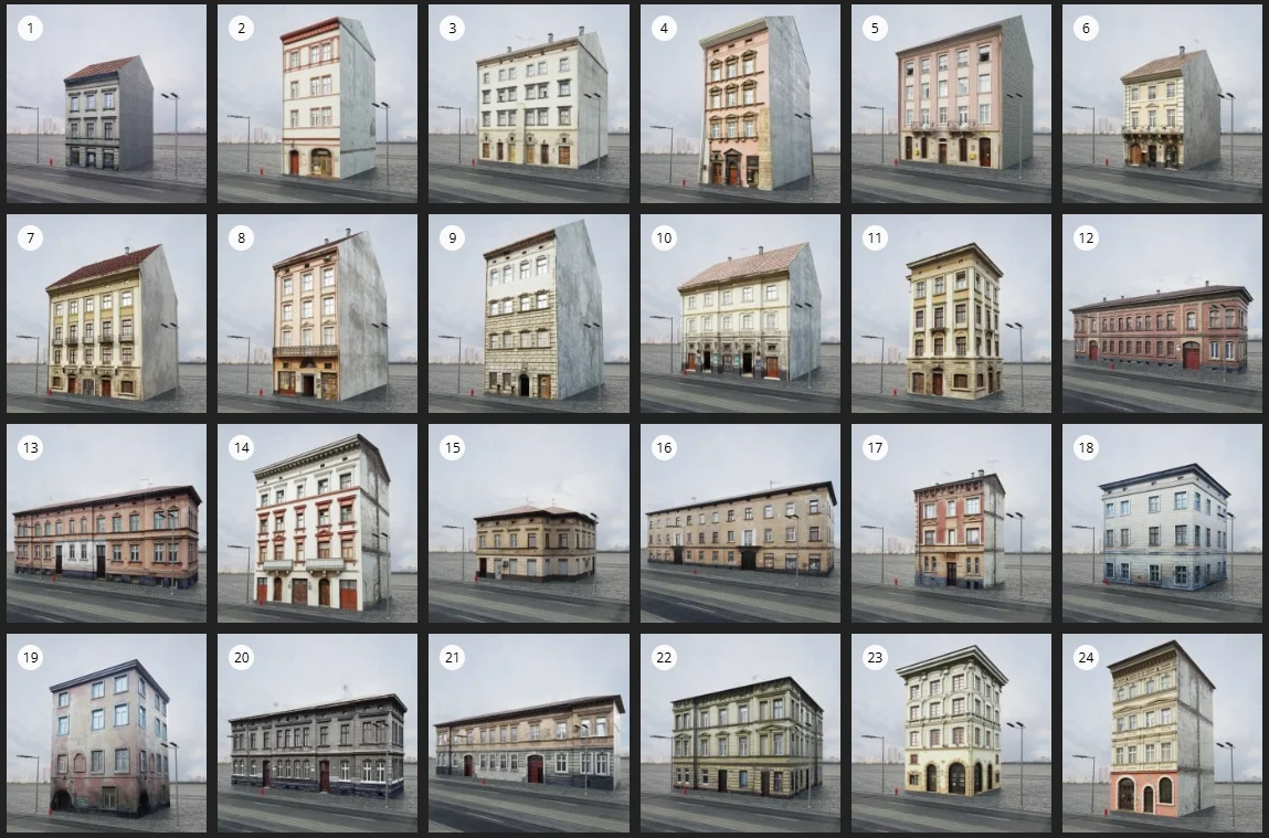 %title插图%num Evermotion – Archmodel.172 欧洲建筑 3D 模型