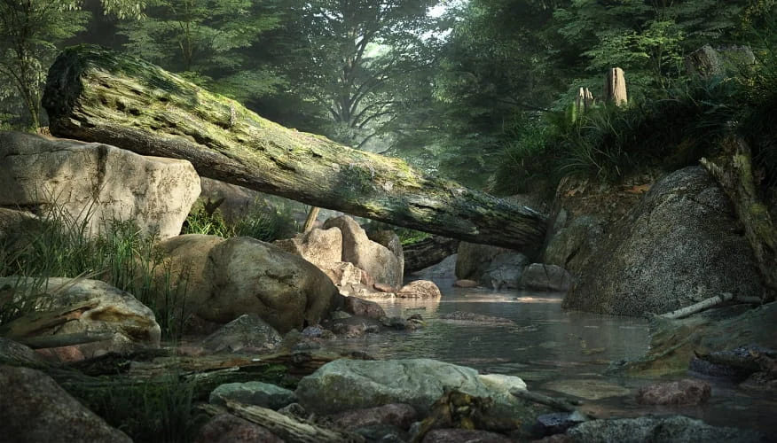 Evermotion – Archmodel.191 森林道具 3D 模型