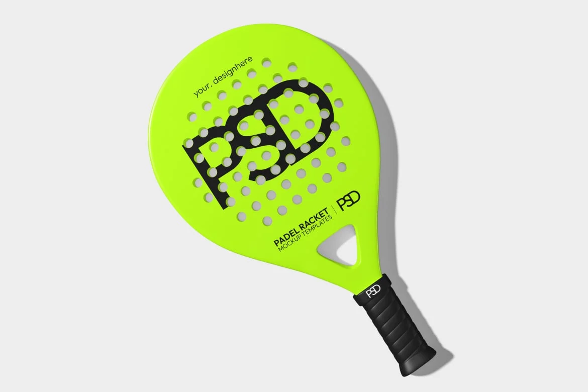 匹克球拍展示样机 Padel Racket Mockup