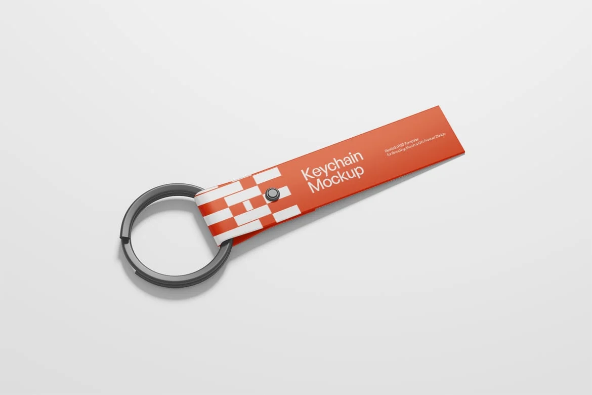 钥匙扣挂件设计样机 Keychain Mockup