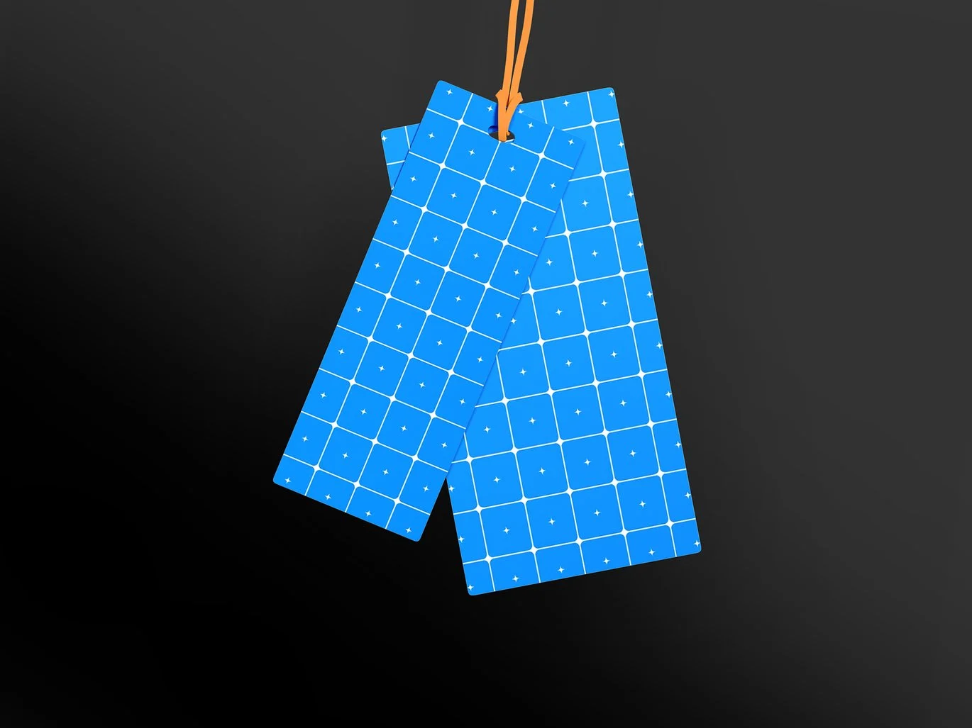 服装吊牌品牌样机套装 Clothing Hang Tag Branding Mockup Set