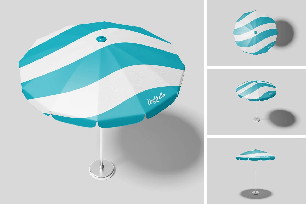 雨伞产品使用场景样机 Umbrella Mockup