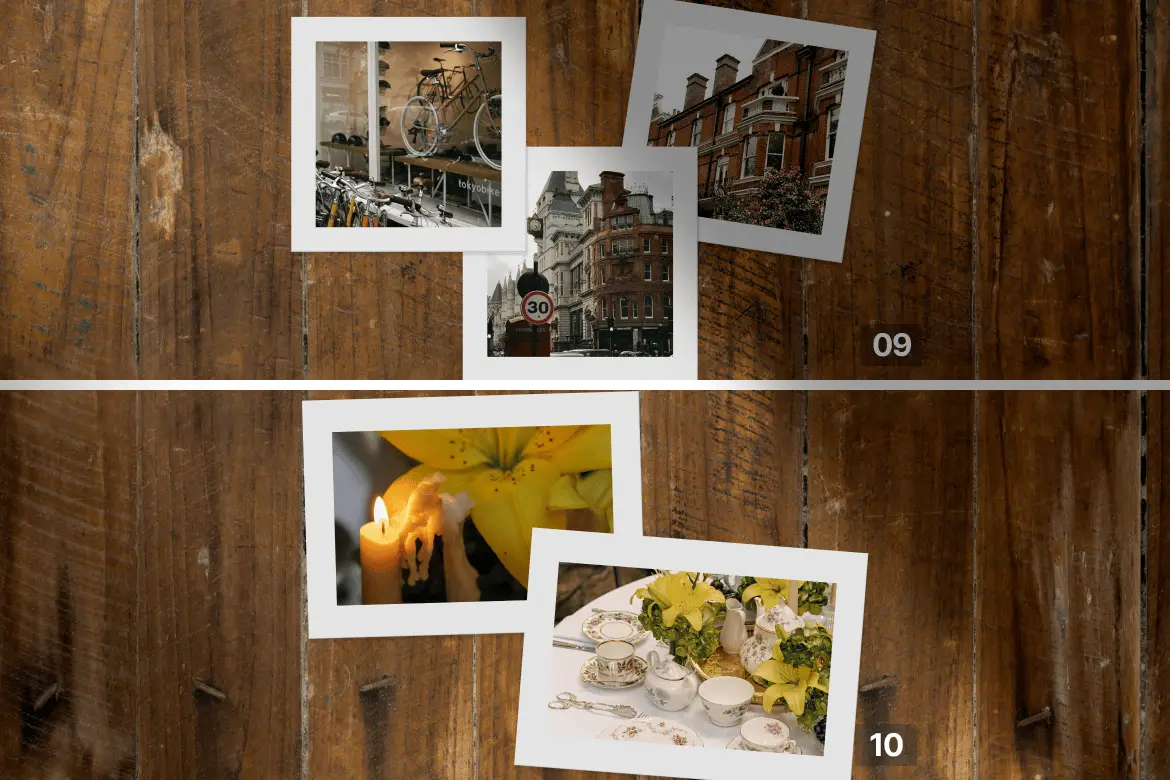 木质地板纸张实物场景样机 Realistic Paper on Wood Floor