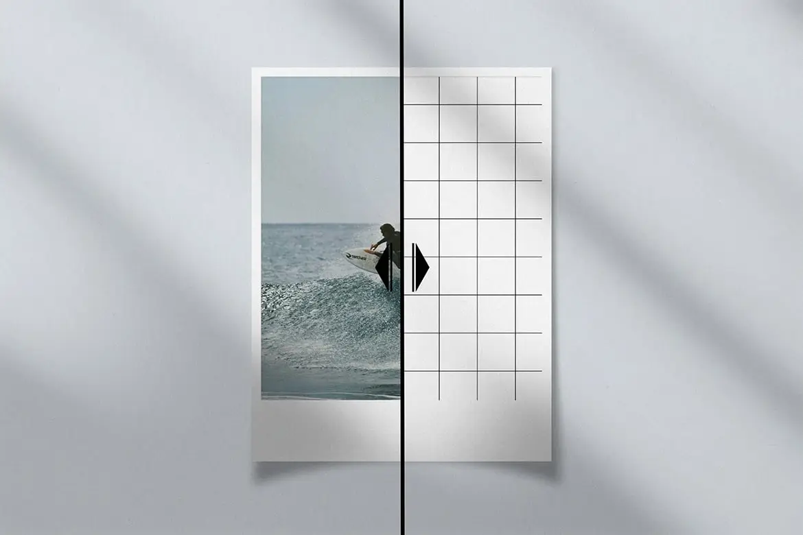 街头快照宝丽来照片样机 Snapshot Streets Polaroid Mockup