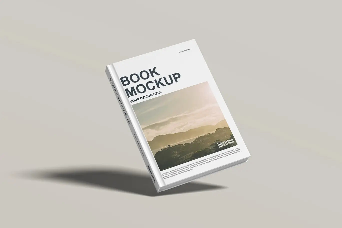 精装硬封面书籍展示样机 Hard Cover Book Mockup