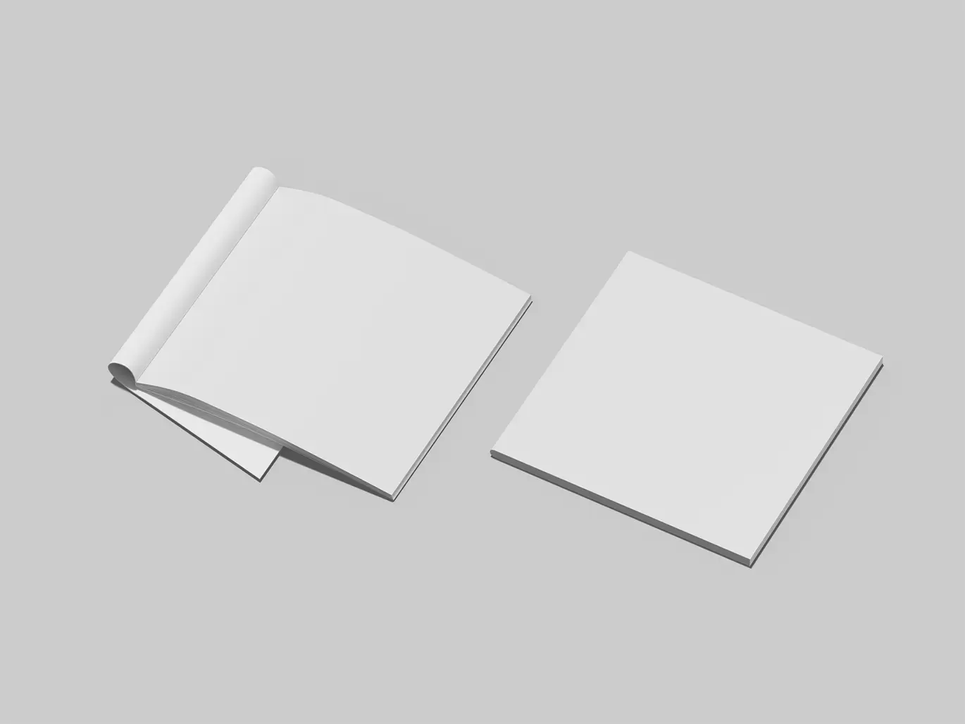 杂志期刊封面内页展示样机 Magazine Mockup