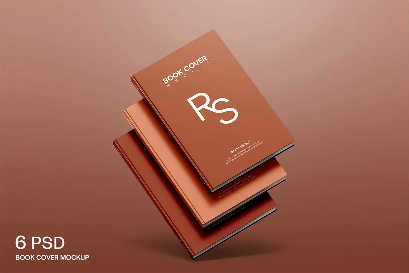 逼真效果书籍立体展示样机 Realistic Book Mockup